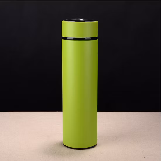 New Design 500ml Double Wall Stainless Steel Vacuum Insulated Smart Thermos Flask