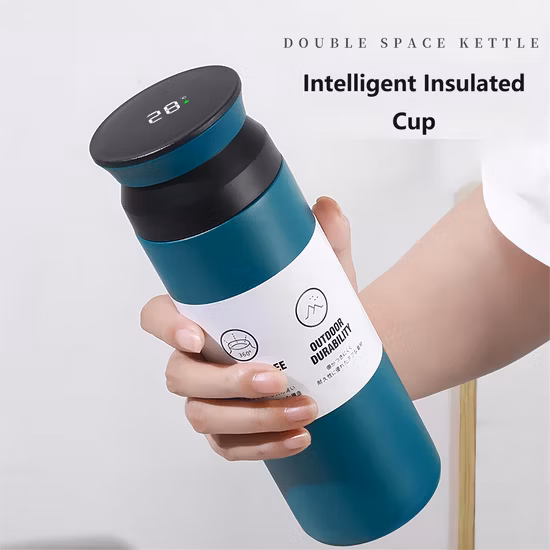 480ml Stainless Steel Thermo Vacuum Cup Coffee Mug with Lid